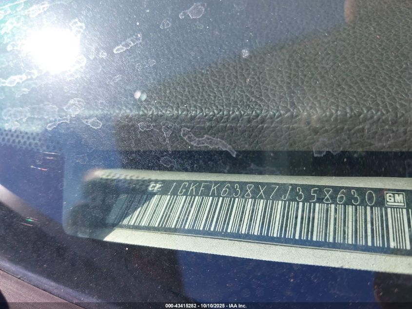 2007 GMC Yukon Denali VIN: 1GKFK638X7J358630 Lot: 43415282