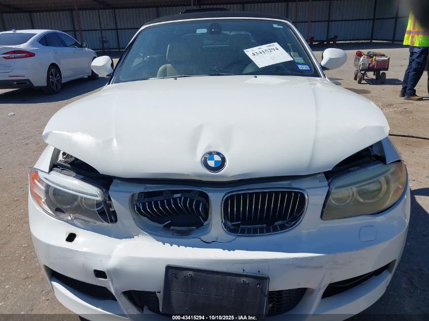 2012 BMW 135I VIN: WBAUN7C55CVM26600 Lot: 43415294