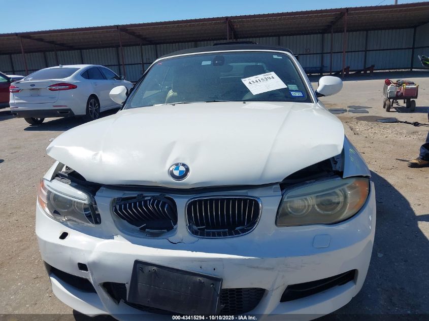 2012 BMW 135I VIN: WBAUN7C55CVM26600 Lot: 43415294