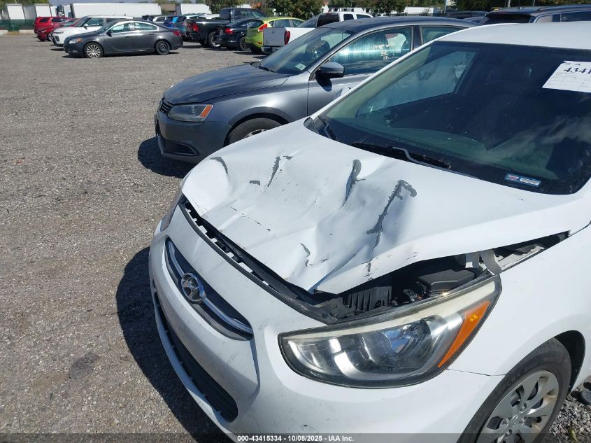 2017 Hyundai Accent Se VIN: KMHCT4AE2HU342880 Lot: 43415334