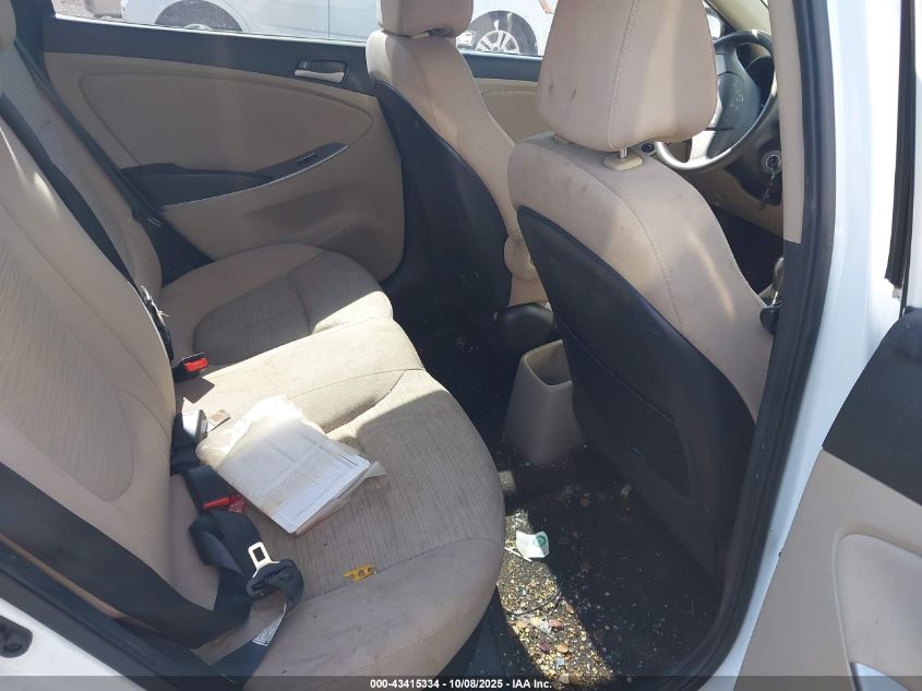 2017 Hyundai Accent Se VIN: KMHCT4AE2HU342880 Lot: 43415334