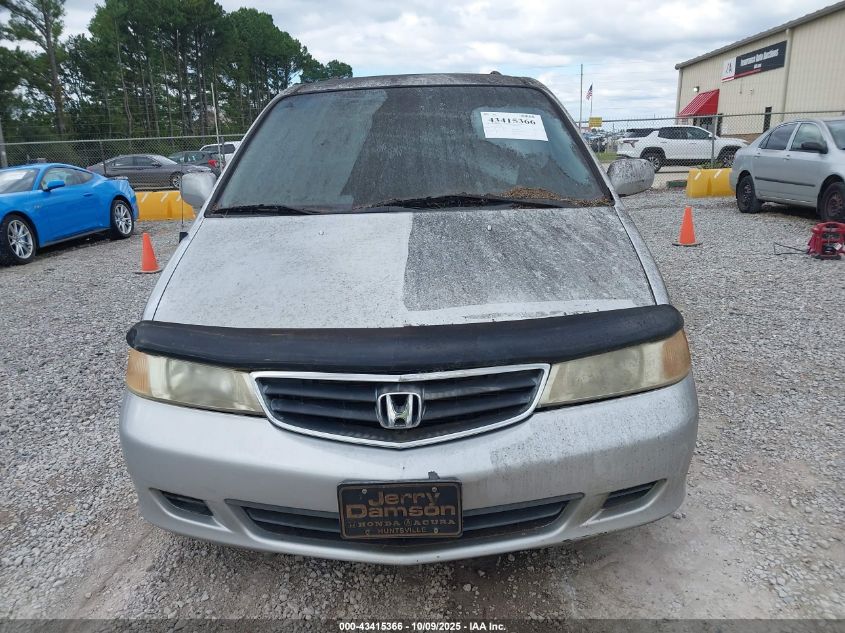 2002 Honda Odyssey Ex VIN: 5FNRL18692B014836 Lot: 43415366