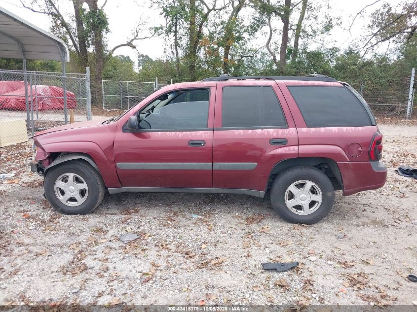 2005 Chevrolet Trailblazer Ls VIN: 1GNDS13S952216270 Lot: 43415379