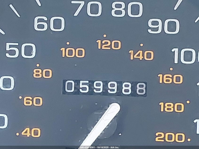 1995 Saturn Sl2 VIN: 1G8ZK5270SZ180341 Lot: 43415381