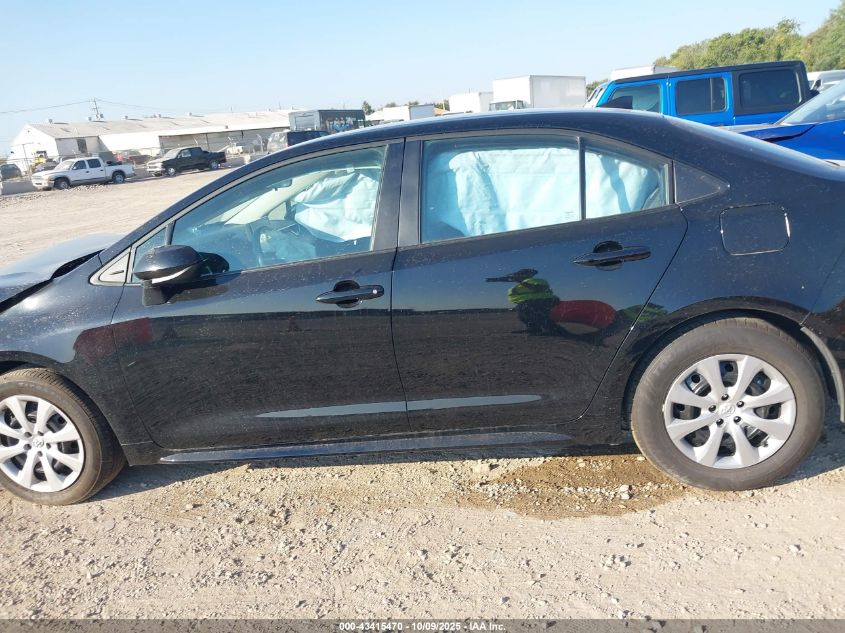 2025 Toyota Corolla Le VIN: 5YFB4MDE9SP271433 Lot: 43415470