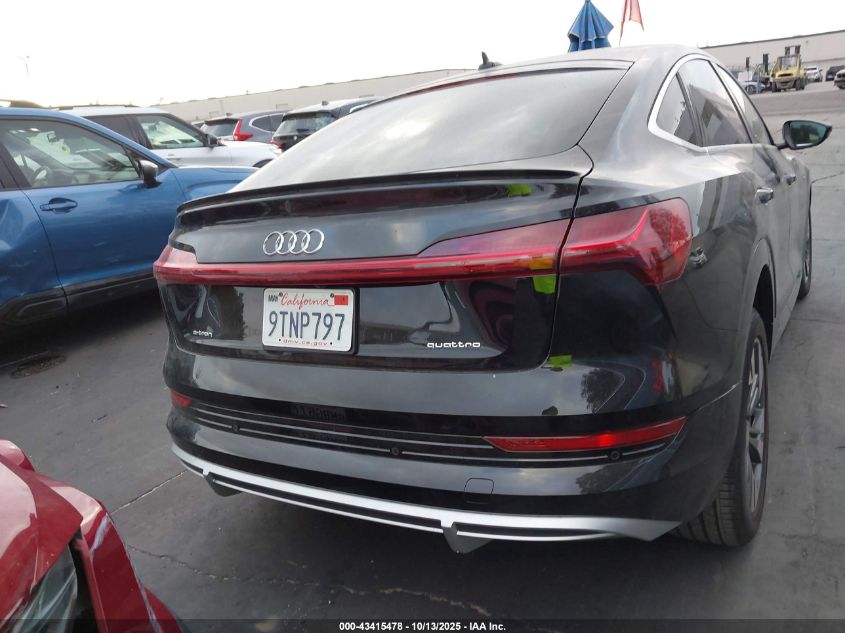 2023 Audi E-Tron Sportback Premium Plus S Line Quattro VIN: WA12AAGE7PB000521 Lot: 43415478