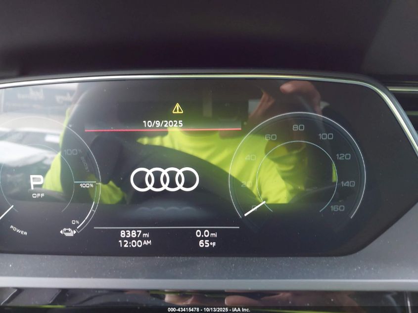 2023 Audi E-Tron Sportback Premium Plus S Line Quattro VIN: WA12AAGE7PB000521 Lot: 43415478