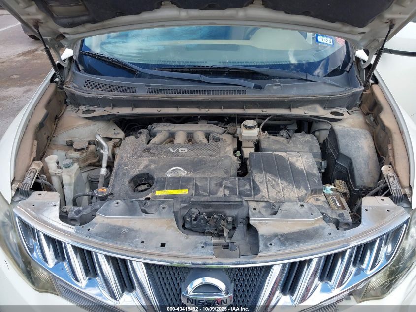 2009 Nissan Murano S VIN: JN8AZ18W09W102437 Lot: 43415492