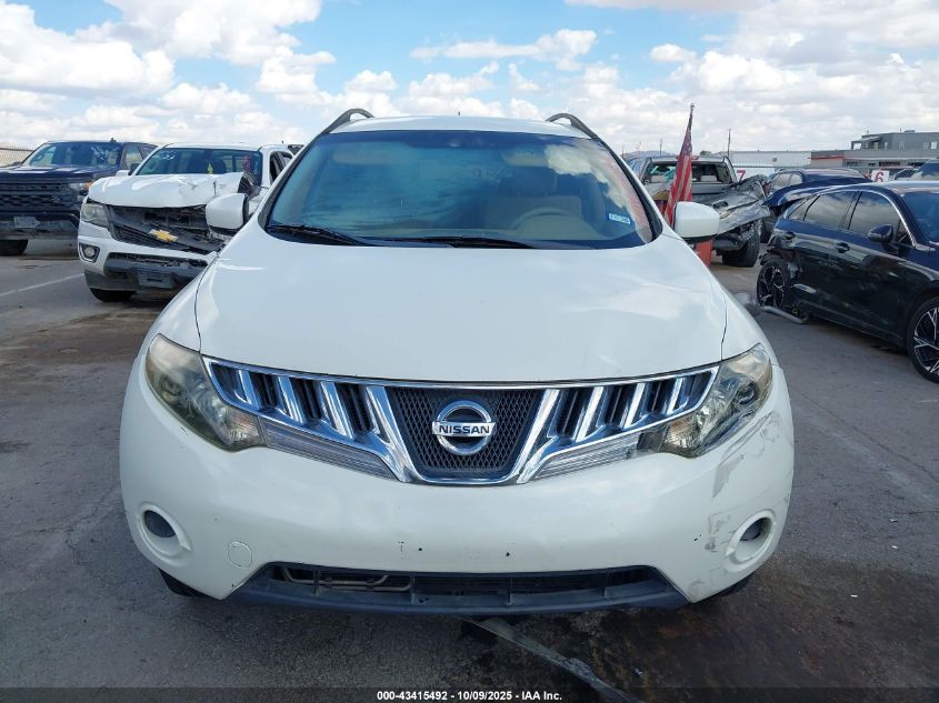 2009 Nissan Murano S VIN: JN8AZ18W09W102437 Lot: 43415492