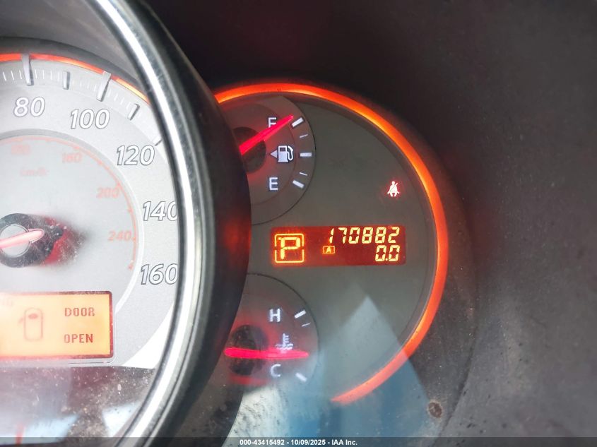 2009 Nissan Murano S VIN: JN8AZ18W09W102437 Lot: 43415492