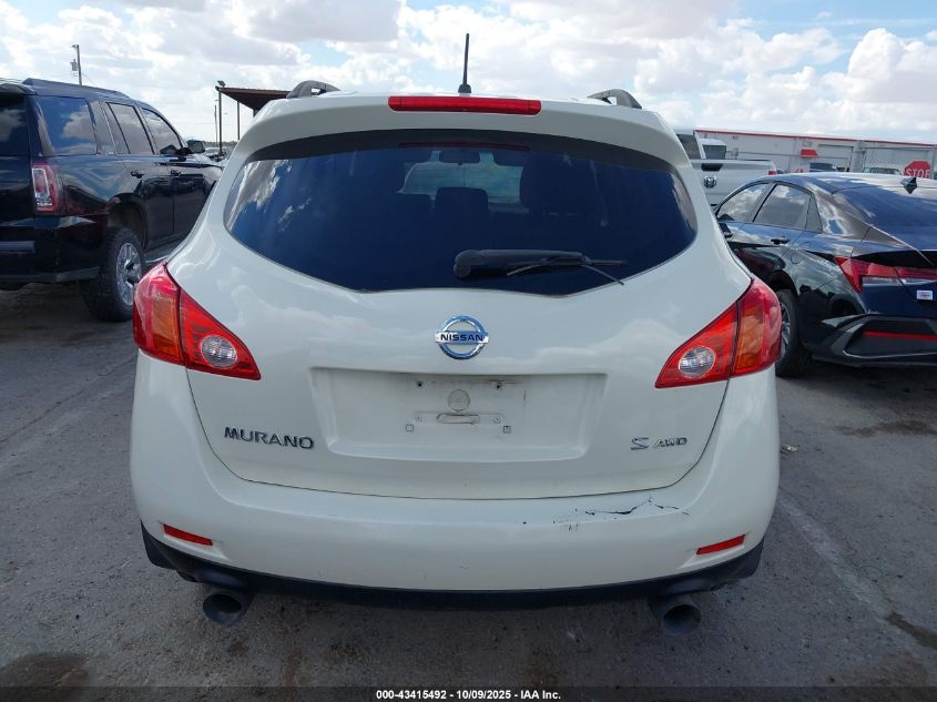 2009 Nissan Murano S VIN: JN8AZ18W09W102437 Lot: 43415492