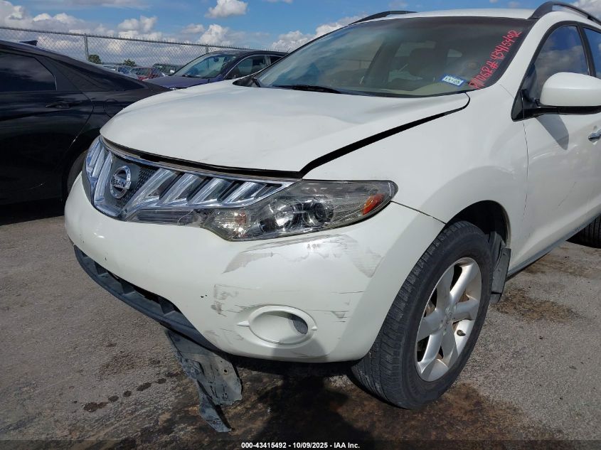 2009 Nissan Murano S VIN: JN8AZ18W09W102437 Lot: 43415492