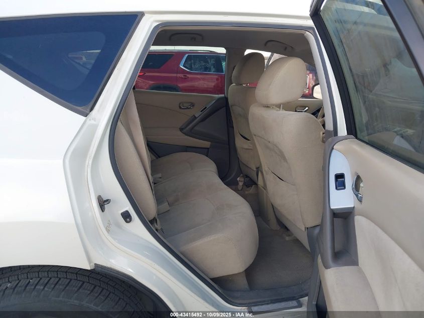 2009 Nissan Murano S VIN: JN8AZ18W09W102437 Lot: 43415492