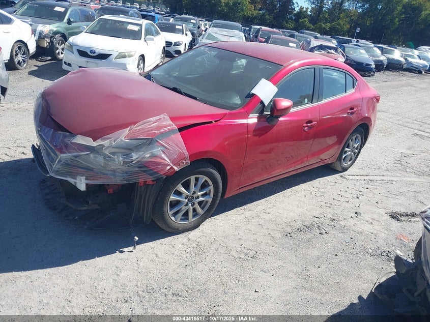 Vin: jm1bm1u74g1340637, lot: 43910335, mazda mazda3 i sport 20162