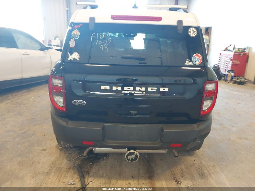 2023 Ford Bronco Sport Heritage VIN: 3FMCR9G66PRD86401 Lot: 43415585