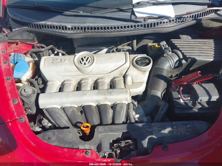 2007 Volkswagen New Beetle 2.5 VIN: 3VWRF31YX7M400485 Lot: 43415648