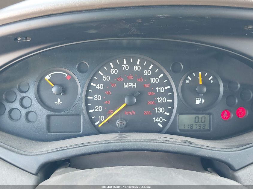 2003 Ford Focus Se/Ztw VIN: 1FAFP36303W231786 Lot: 43415689