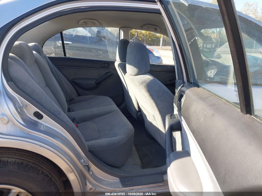 2001 Honda Civic Lx VIN: 1HGES16541L022982 Lot: 43415703