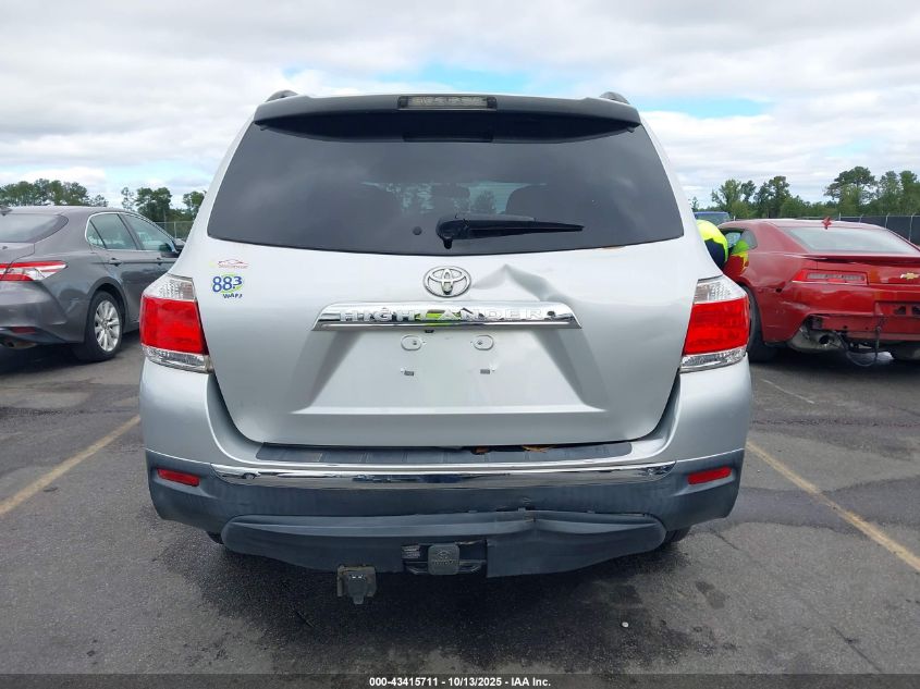 2013 Toyota Highlander Limited V6 VIN: 5TDYK3EHXDS121201 Lot: 43415711