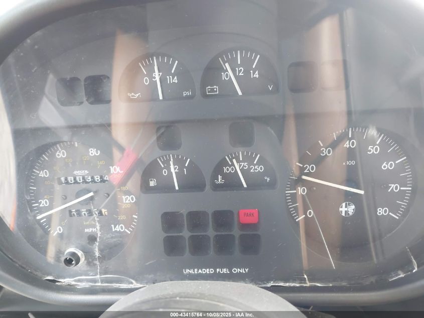 1986 Alfa Romeo Veloce 2000 Spider VIN: ZARBA5410G1038117 Lot: 43415764