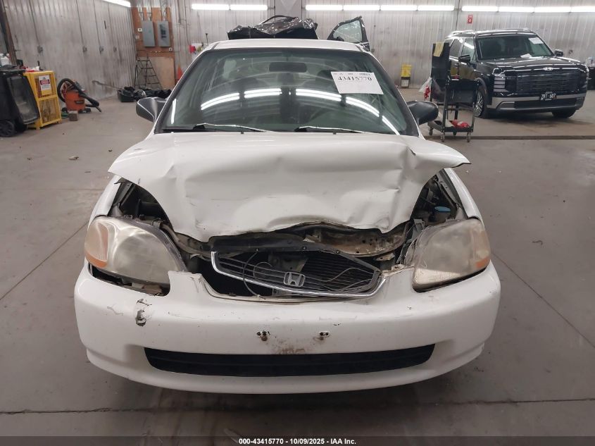 1998 Honda Civic Lx VIN: 2HGEJ6574WH623722 Lot: 43415770