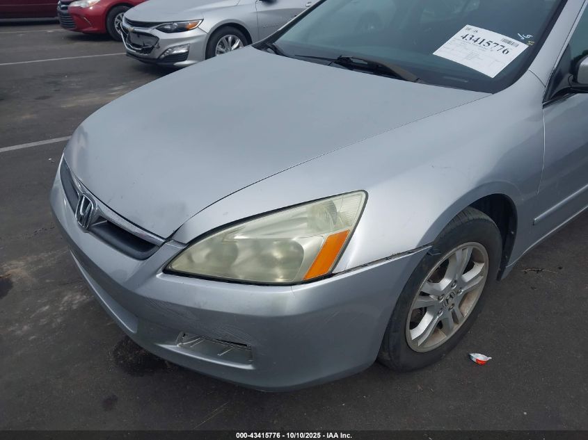 2006 Honda Accord 2.4 Se VIN: 1HGCM56396A181278 Lot: 43415776