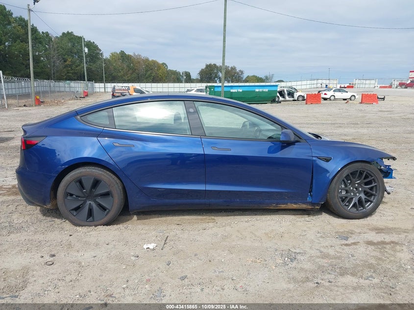 2025 Tesla Model 3 Long Range All-Wheel Drive VIN: 5YJ3E1EB6SF916023 Lot: 43415865