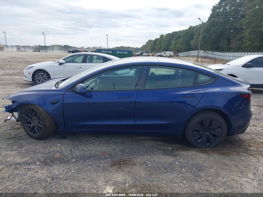 2025 Tesla Model 3 Long Range All-Wheel Drive VIN: 5YJ3E1EB6SF916023 Lot: 43415865