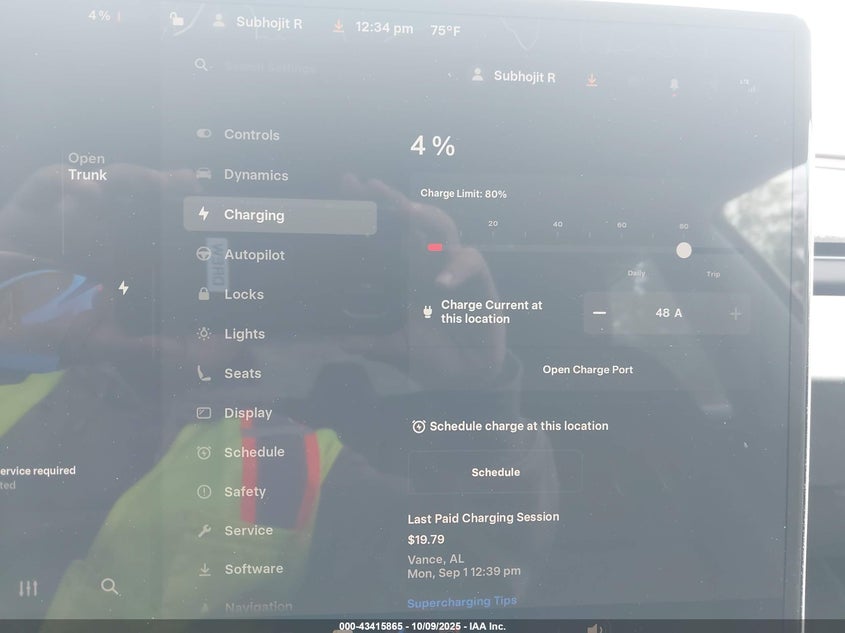 2025 Tesla Model 3 Long Range All-Wheel Drive VIN: 5YJ3E1EB6SF916023 Lot: 43415865