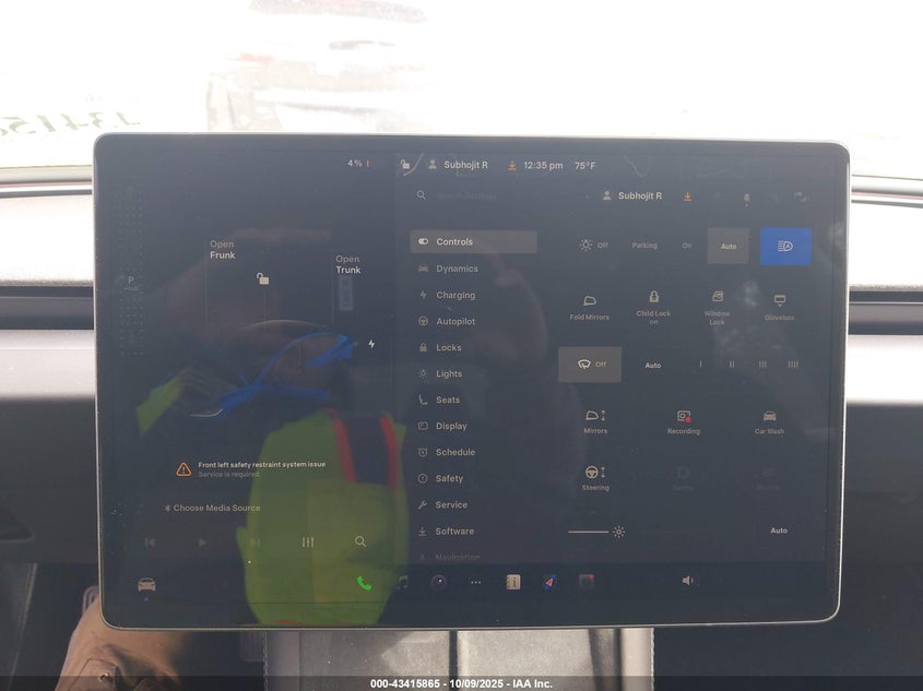 2025 Tesla Model 3 Long Range All-Wheel Drive VIN: 5YJ3E1EB6SF916023 Lot: 43415865