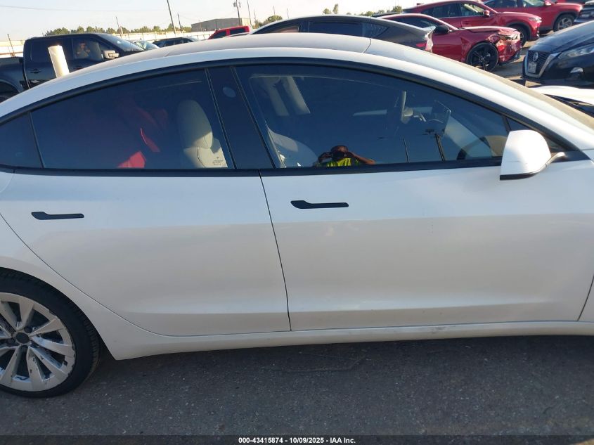 2023 Tesla Model 3 Rear-Wheel Drive VIN: 5YJ3E1EA3PF571371 Lot: 43415874