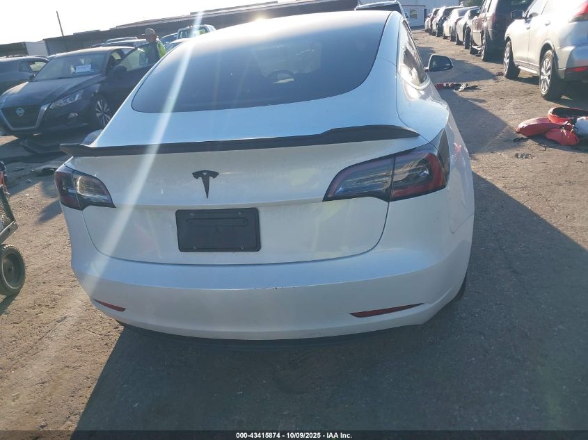 2023 Tesla Model 3 Rear-Wheel Drive VIN: 5YJ3E1EA3PF571371 Lot: 43415874