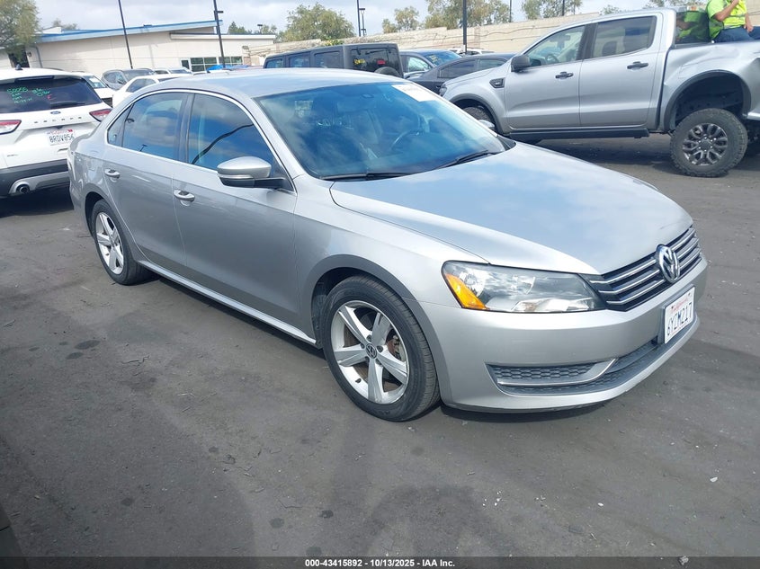1VWBP7A38DC071499 2013 Volkswagen Passat 2.5L Se auction photo 1