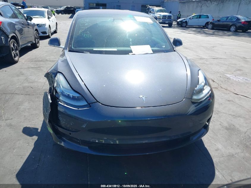 2018 Tesla Model 3 Long Range/Mid Range VIN: 5YJ3E1EAXJF035654 Lot: 43415912