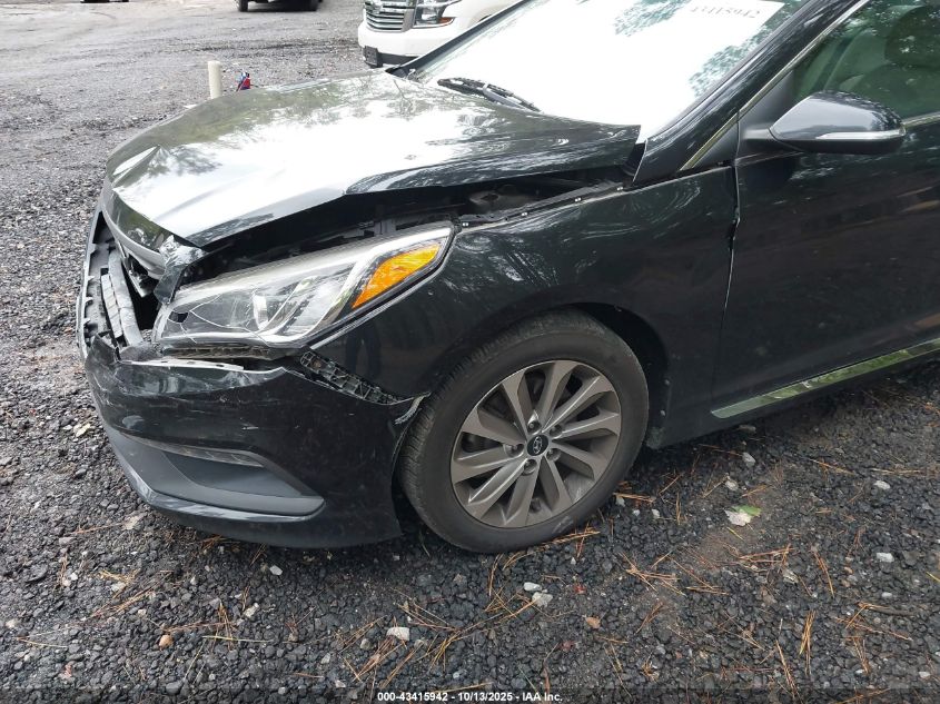 2017 Hyundai Sonata Sport VIN: 5NPE34AF9HH438750 Lot: 43415942