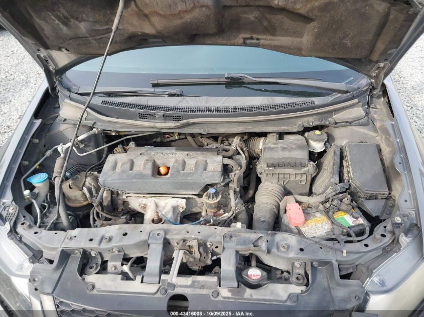 2012 Honda Civic Lx VIN: 2HGFG3B5XCH550744 Lot: 43416008