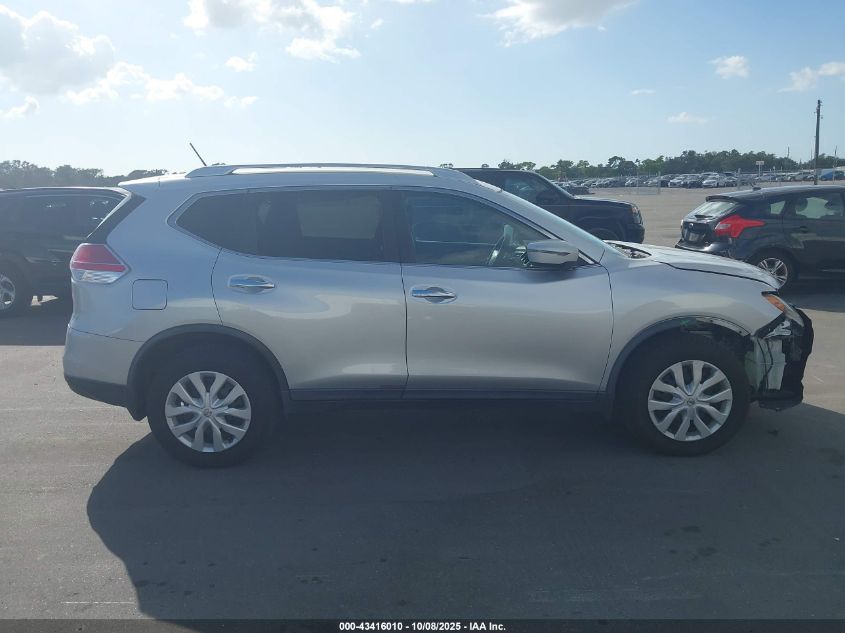 2016 Nissan Rogue S VIN: KNMAT2MT0GP725630 Lot: 43416010