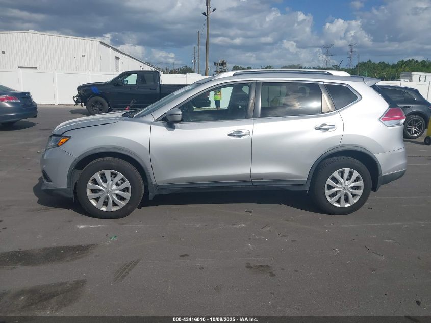 2016 Nissan Rogue S VIN: KNMAT2MT0GP725630 Lot: 43416010