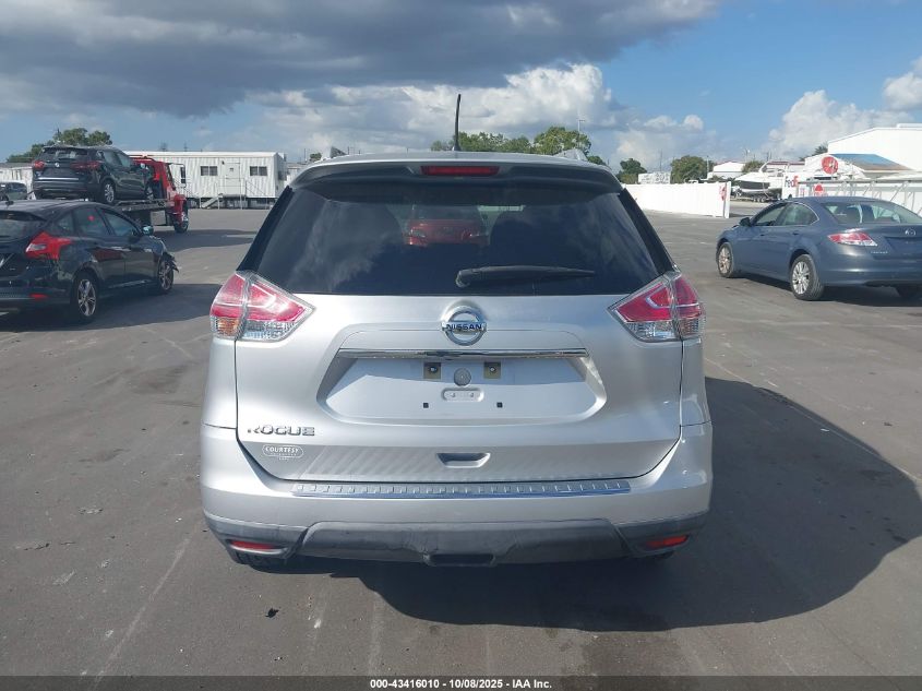 2016 Nissan Rogue S VIN: KNMAT2MT0GP725630 Lot: 43416010