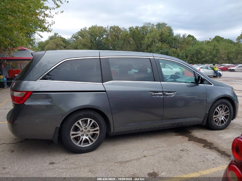 2012 Honda Odyssey Ex-L VIN: 5FNRL5H60CB110265 Lot: 43416029