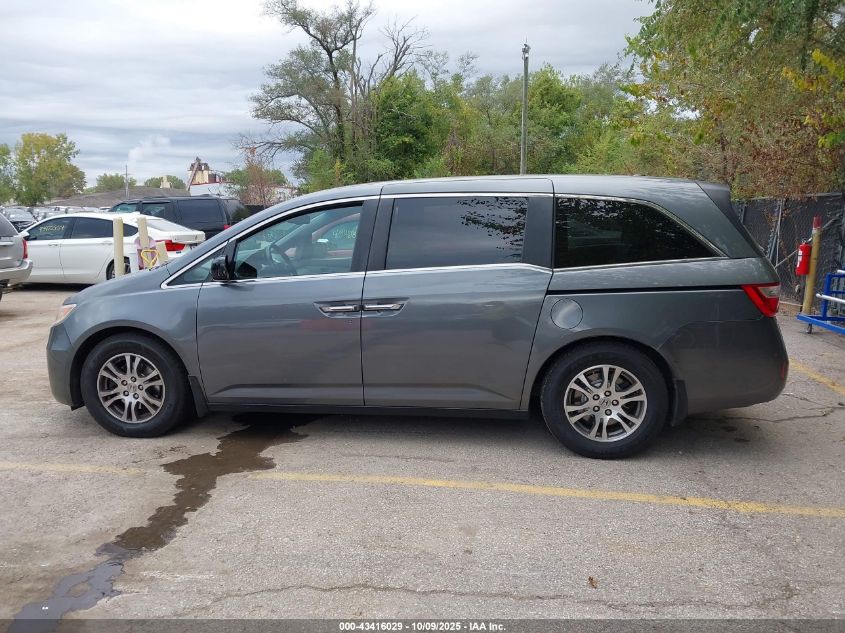 2012 Honda Odyssey Ex-L VIN: 5FNRL5H60CB110265 Lot: 43416029