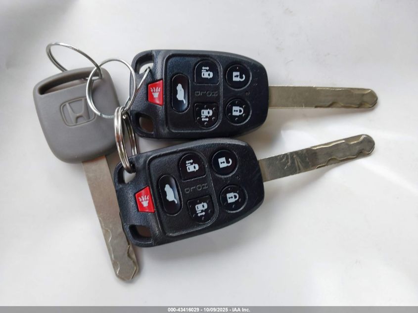 2012 Honda Odyssey Ex-L VIN: 5FNRL5H60CB110265 Lot: 43416029