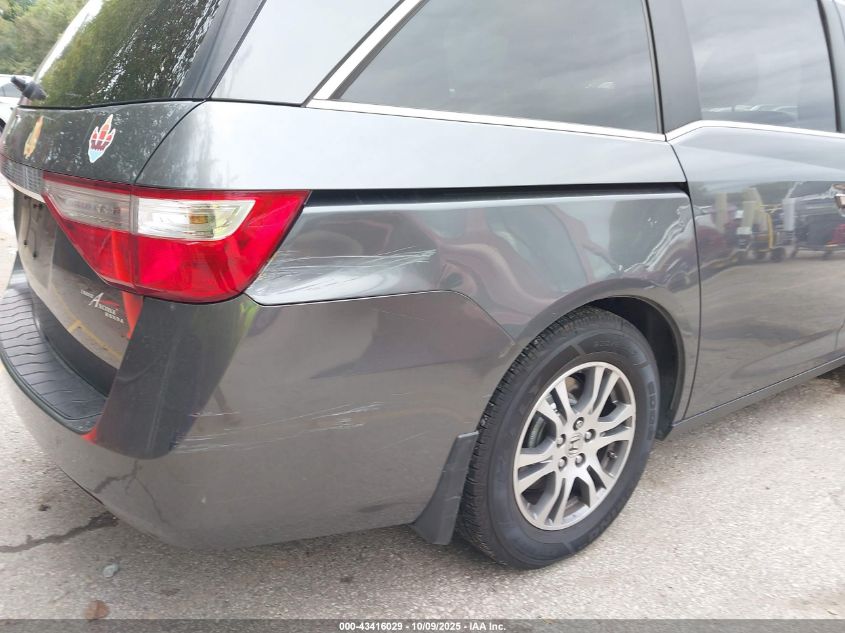 2012 Honda Odyssey Ex-L VIN: 5FNRL5H60CB110265 Lot: 43416029