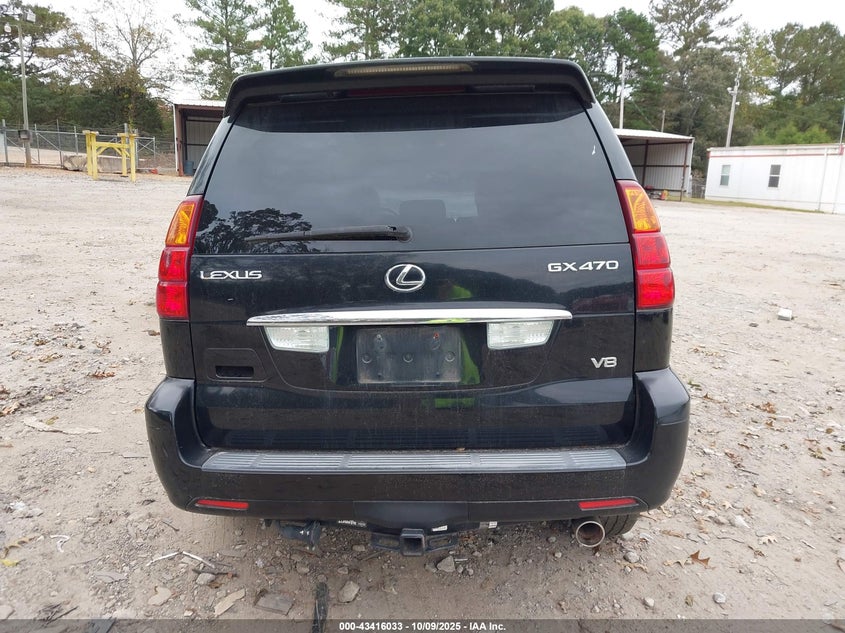 2005 Lexus Gx 470 VIN: JTJBT20X950069704 Lot: 43416033