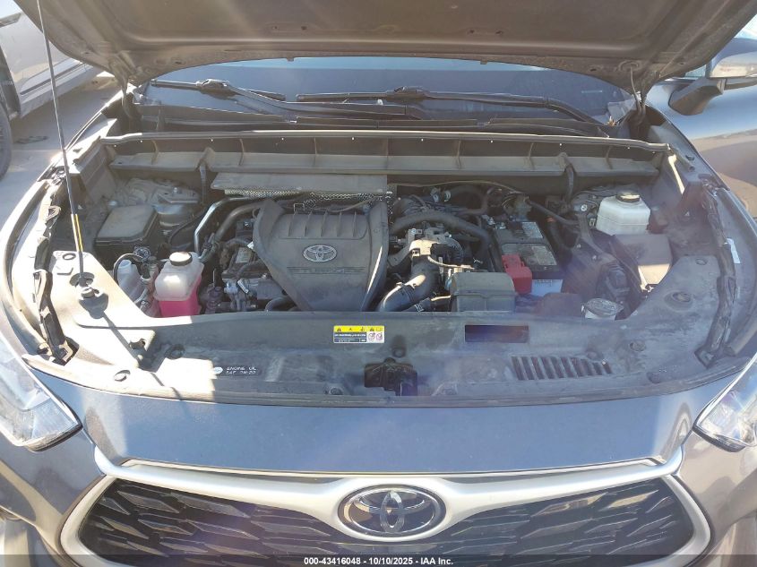 2023 Toyota Highlander Le VIN: 5TDKDRBH2PS019712 Lot: 43416048