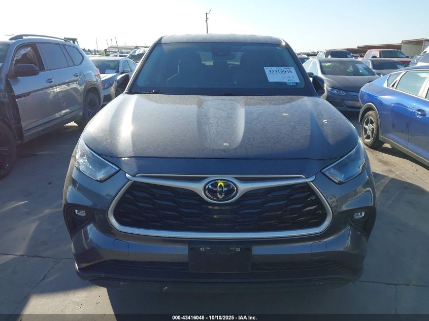 2023 Toyota Highlander Le VIN: 5TDKDRBH2PS019712 Lot: 43416048