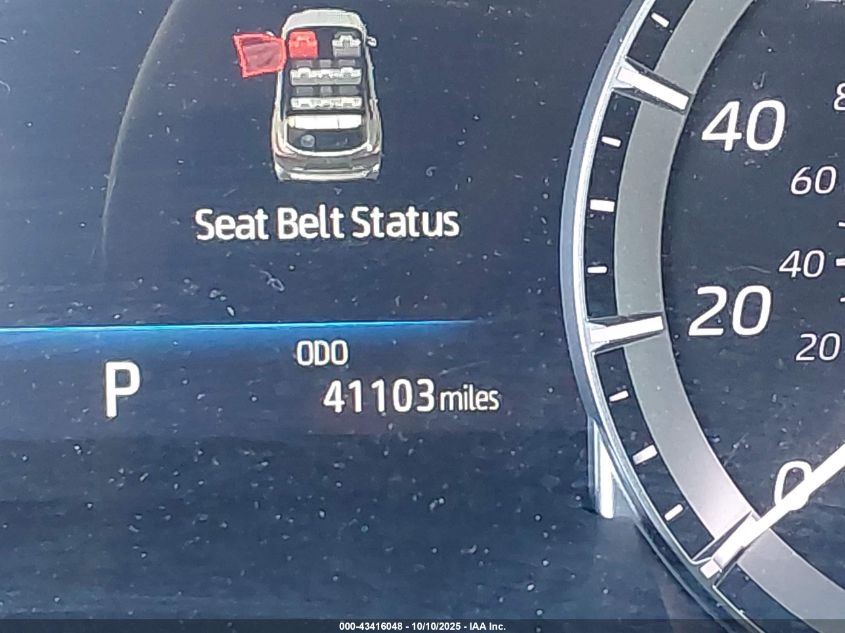 2023 Toyota Highlander Le VIN: 5TDKDRBH2PS019712 Lot: 43416048