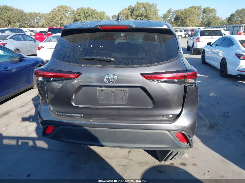 2023 Toyota Highlander Le VIN: 5TDKDRBH2PS019712 Lot: 43416048