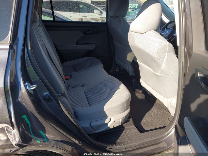 2023 Toyota Highlander Le VIN: 5TDKDRBH2PS019712 Lot: 43416048