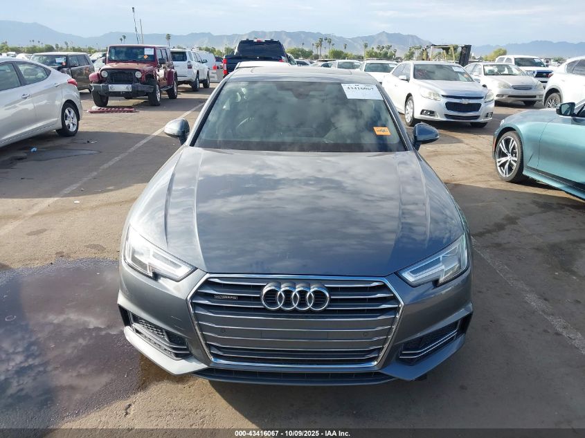2017 Audi A4 2.0T Premium VIN: WAUENAF46HN038111 Lot: 43416067